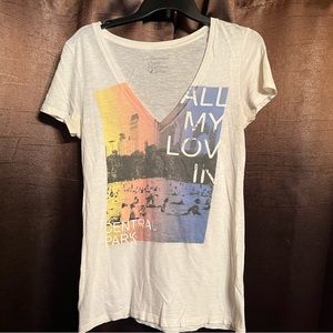 American Eagle v neck tee shirt M